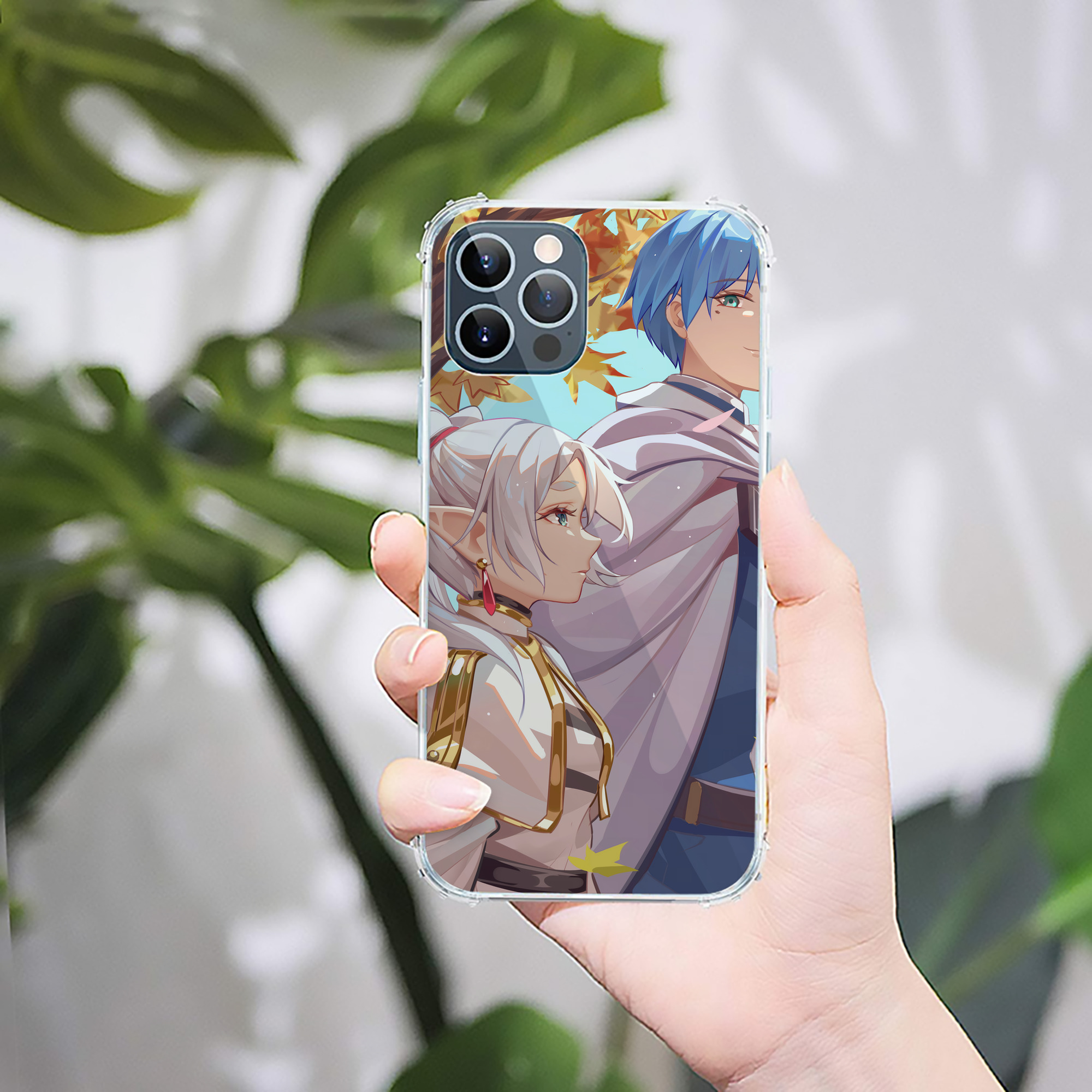 （画像用） 葬送のフリーレン Frieren 【iPhone 12シリーズ対応】透明スマホケース（クリアソフトケース）